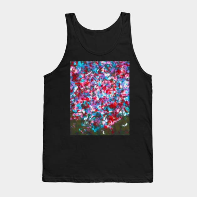 Abstract Painting - Raindrops on the Window Tank Top by BonBonBunny